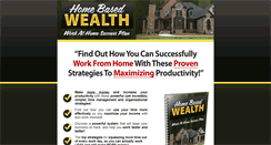Desktop Screenshot of homebasedwealth.passiveprofits.co.za